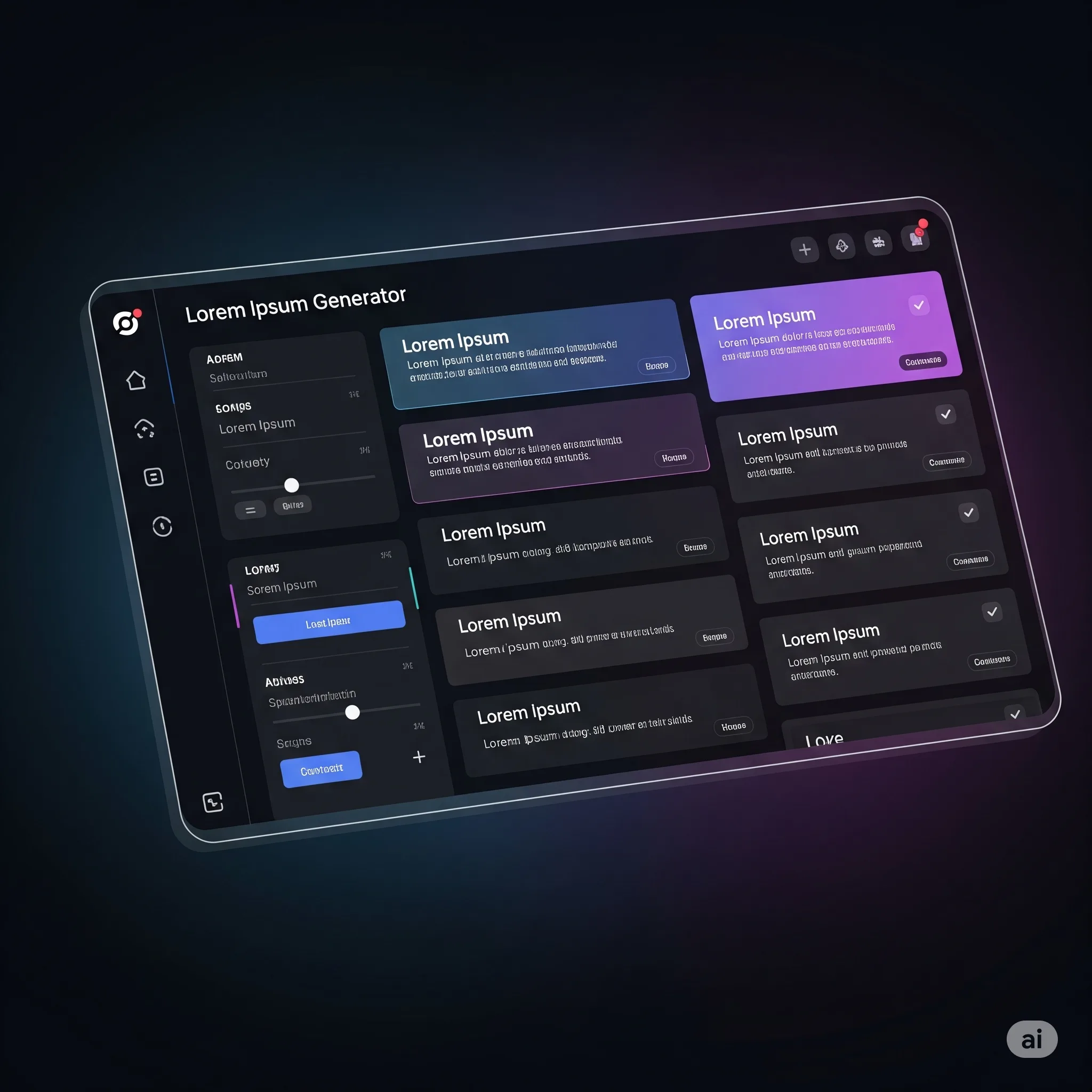 Lorem Ipsum Generator Screenshot