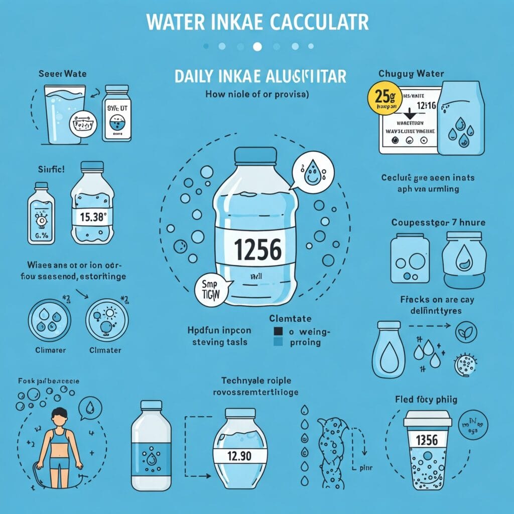 Free Daily Water Intake Calculator 2026 – Personalized Hydration Tool