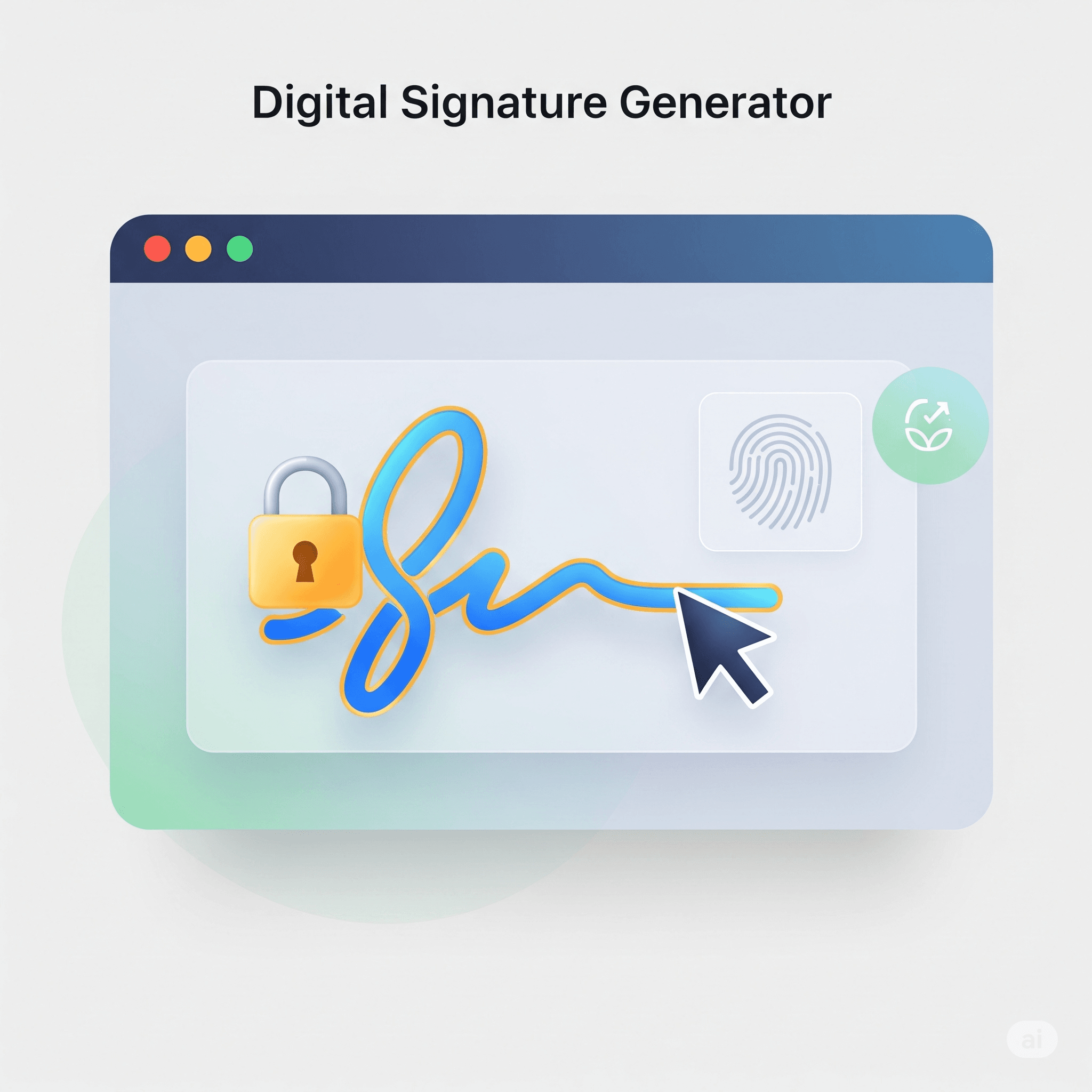 Digital Signature Generator Tools Banner
