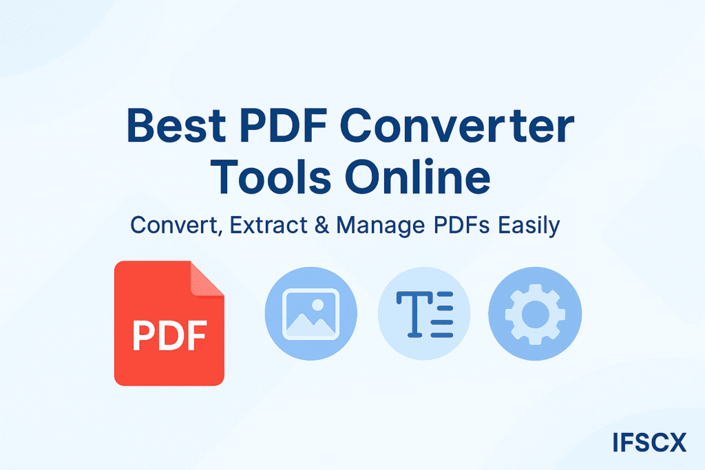 PDF Converter Tools Banner – Convert, Extract & Manage PDFs Online