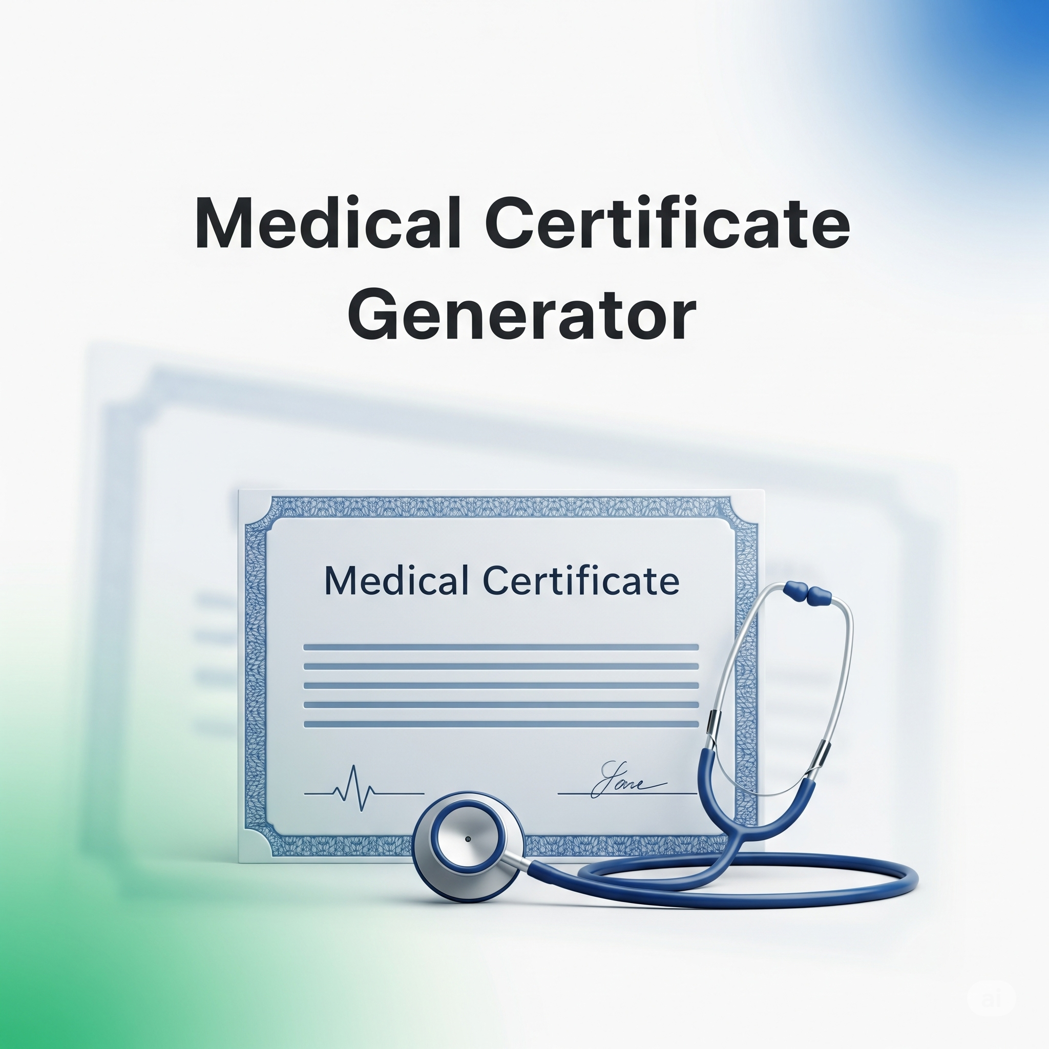 Medical Certificate Generator Tool Example