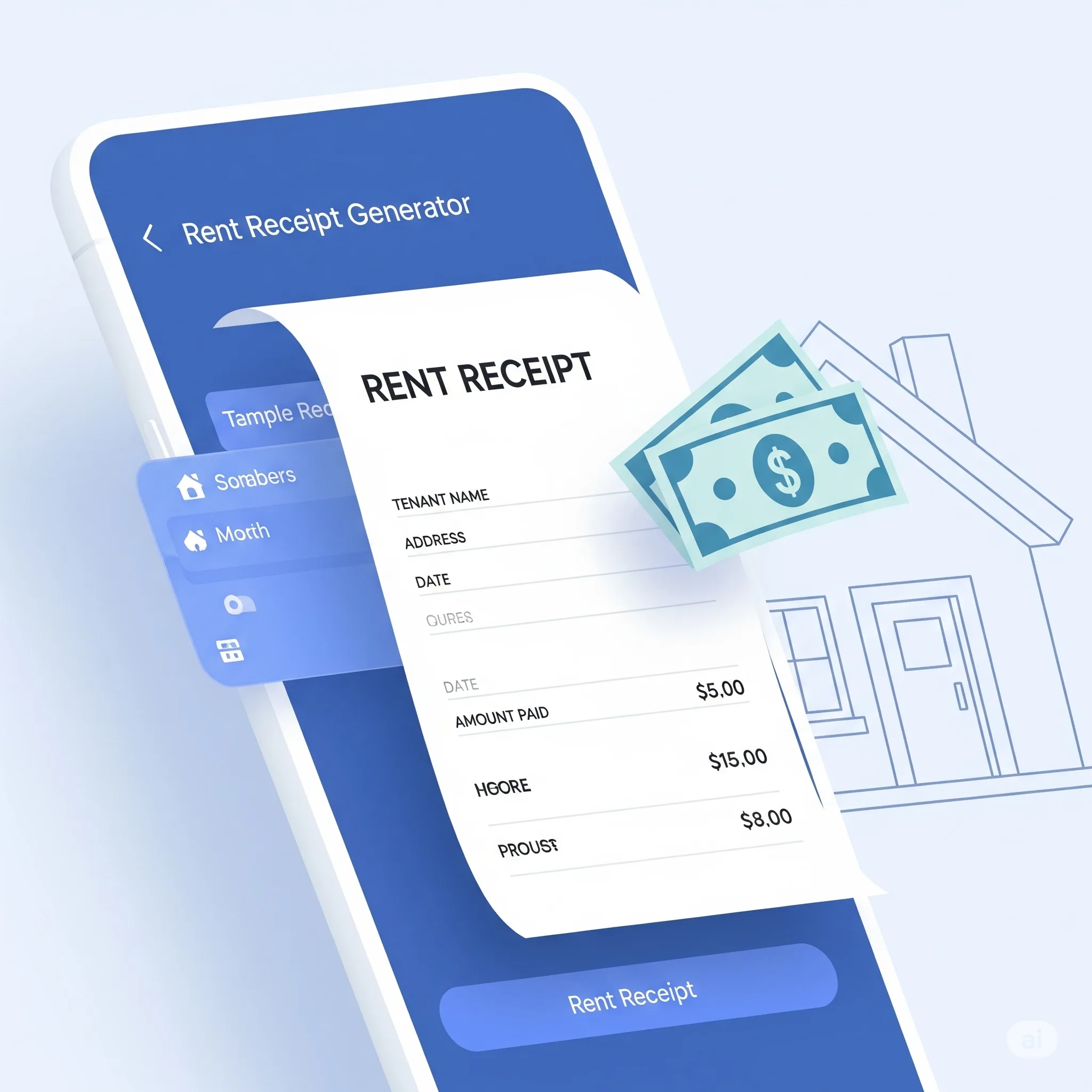 Rent Receipt Generator Tool Example