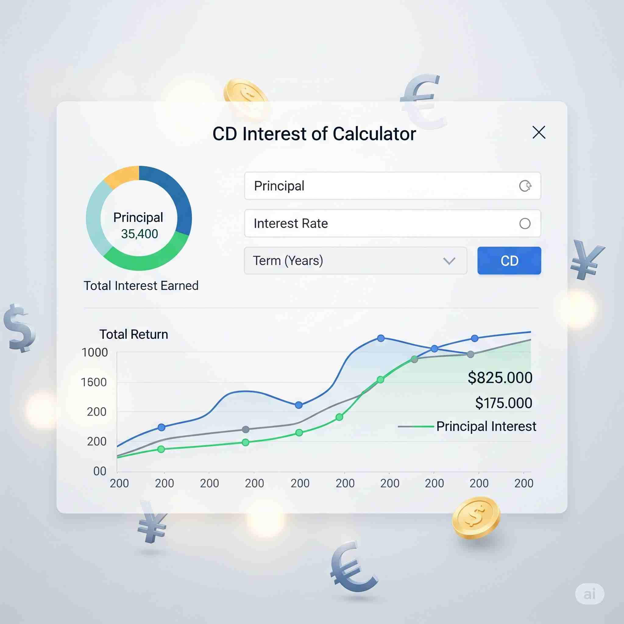CD Interest Calculator Tool Example