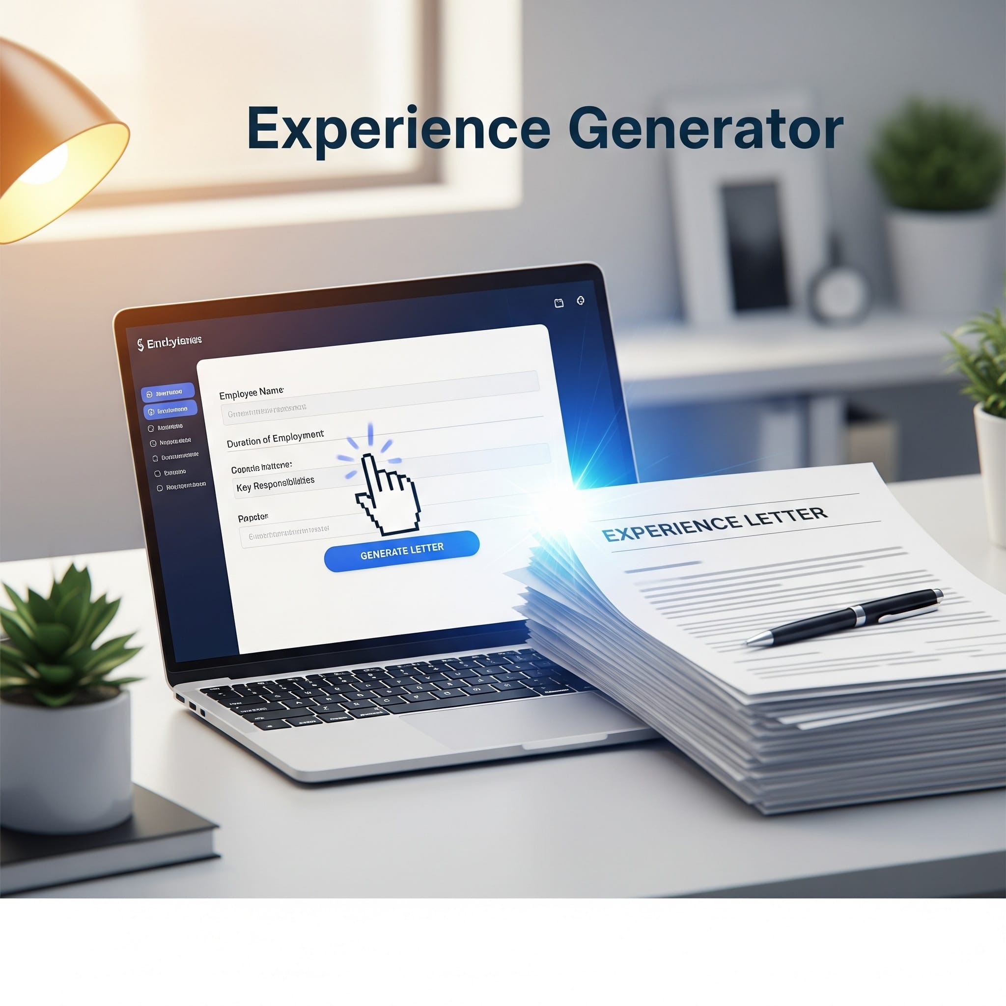 Free Experience Letter Generator Online Tool Example