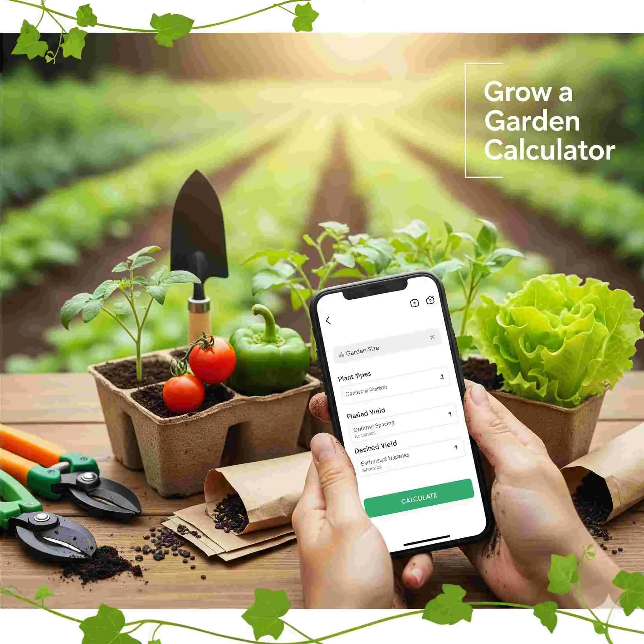 Grow a Garden Calculator Tool Example