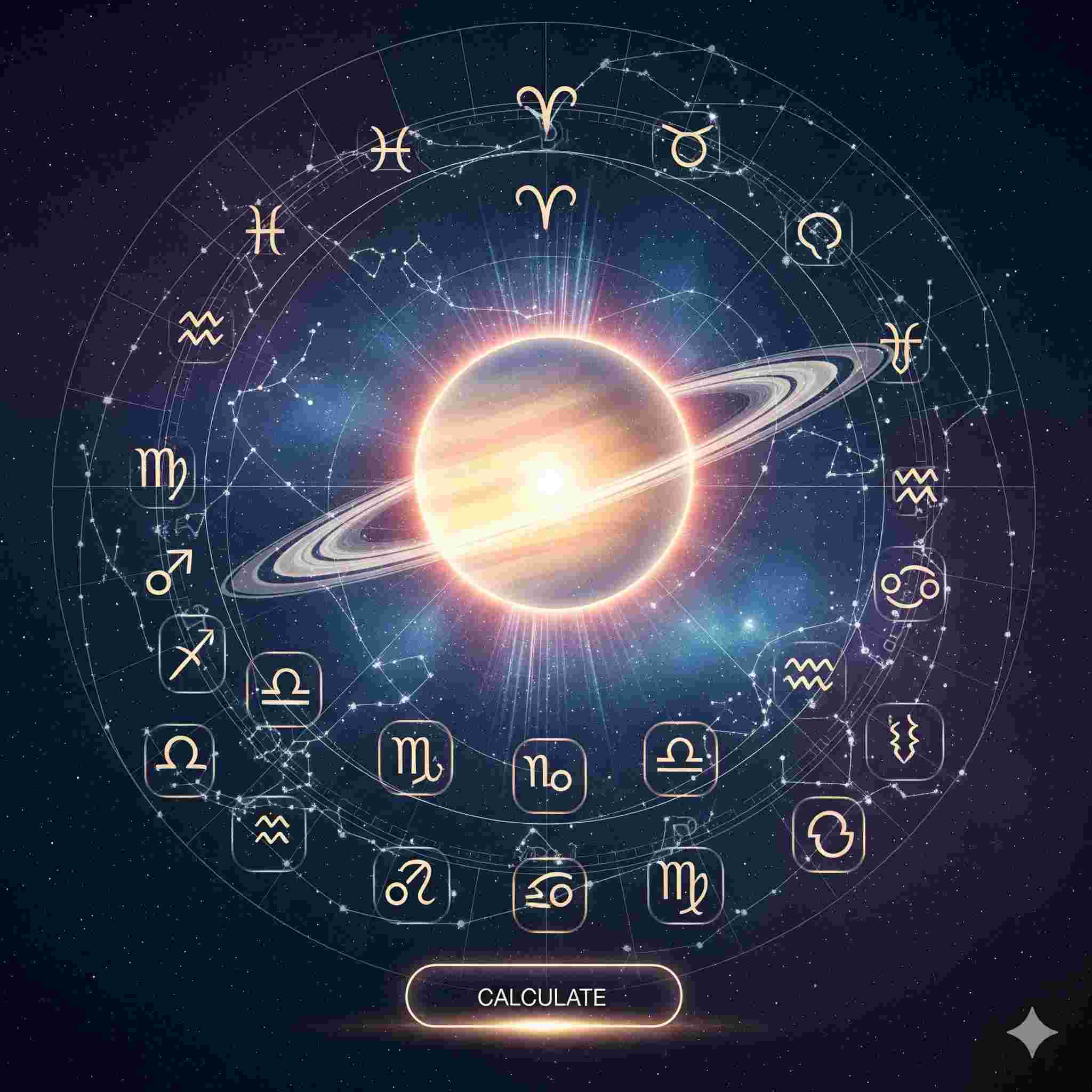 Saturn Return Calculator Tool Example